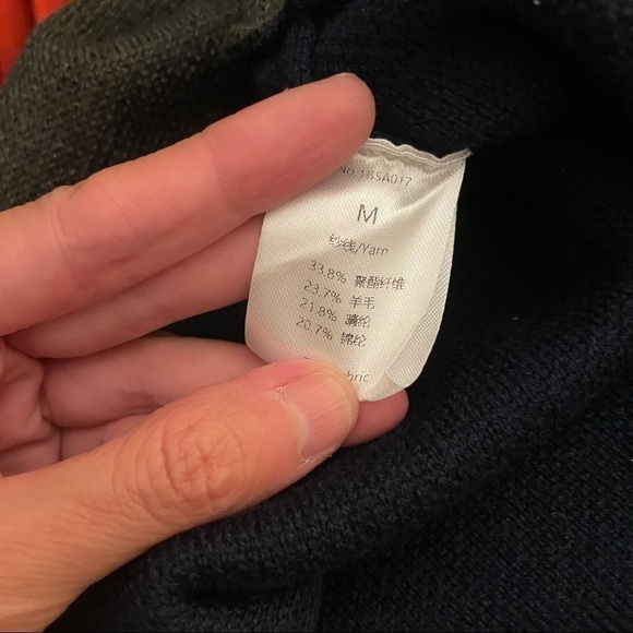 Newtone colorblock mock turtleneck sweater - Picture 4 of 4